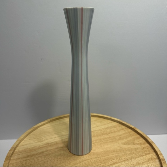 VTG Rosenthal Germany Faceted Striped Vase - Picture 2 of 7
